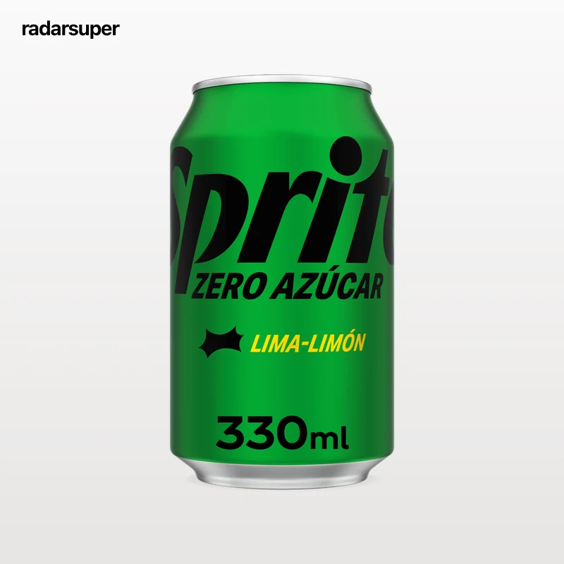Refresco lima-limón Sprite lata 33cl zero azúcar