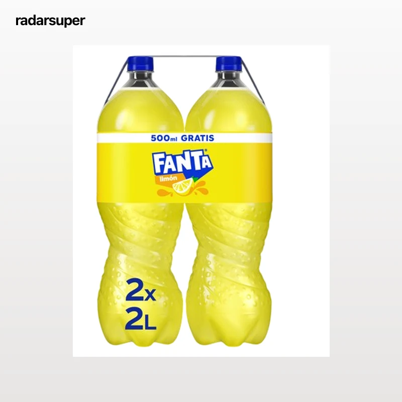 Refresco limón Fanta botella 2l pack 2