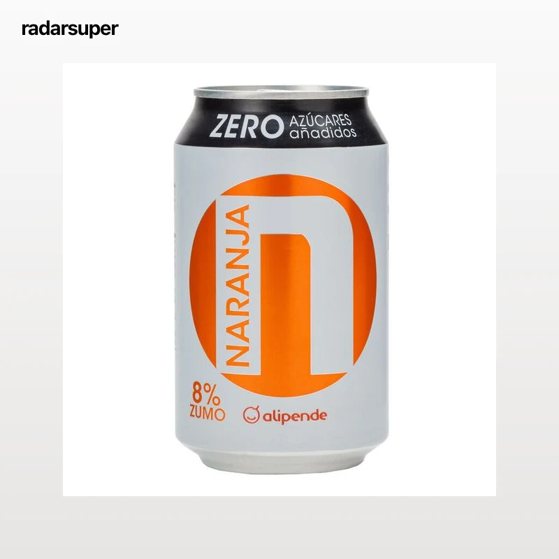Refresco naranja Alipende lata 33cl zero
