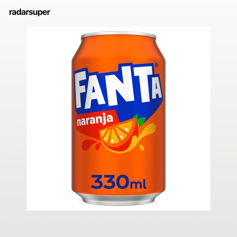 Refresco naranja Fanta lata 33cl