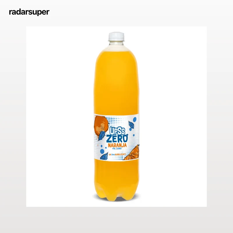 Refresco de naranja con gas zero Dia Upss 1.5 L