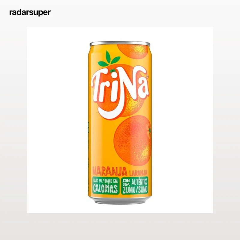 Refresco de naranja Trina lata 33cl