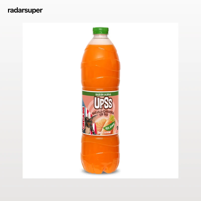 Refresco de naranja y zanahoria sin gas Gremlins Dia Upss 1,5 L
