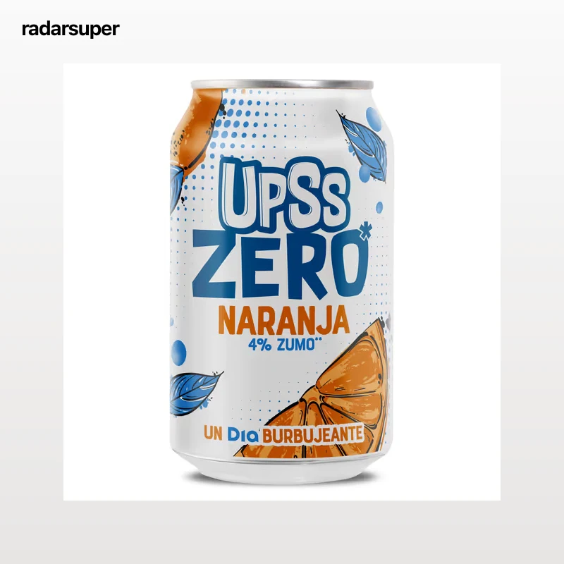 Refresco de naranja zero Dia Upss 330 ml
