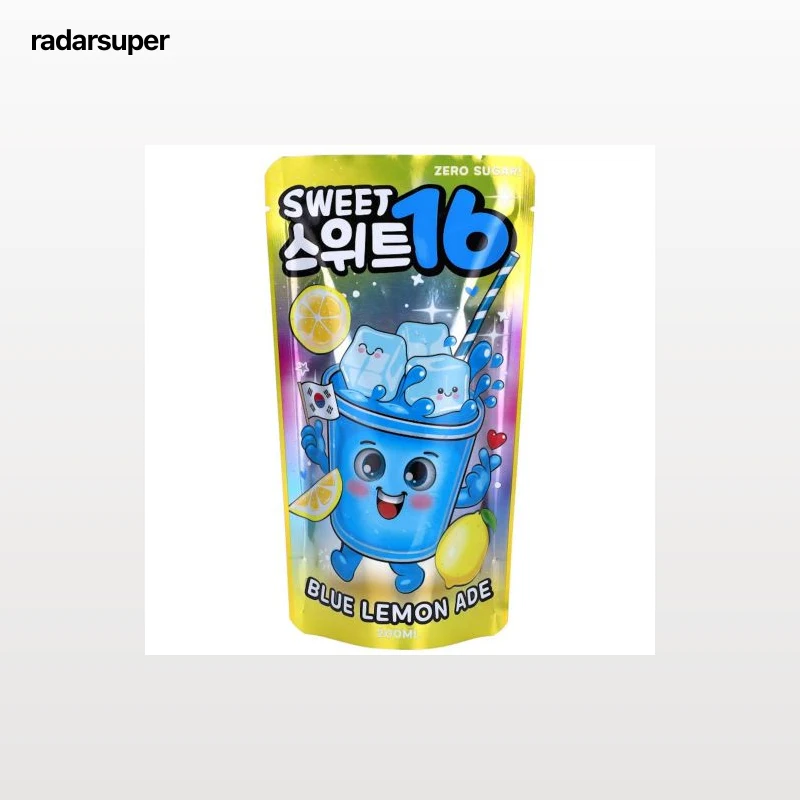 Refresco sabor limón sin azúcar Sweet 16 200 ml.