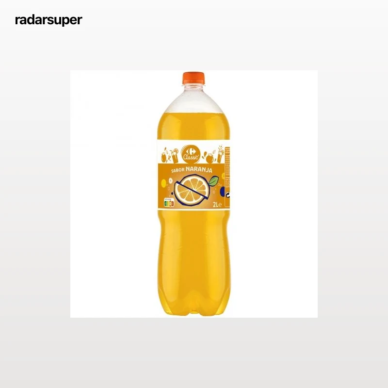 Refresco sabor naranja Carrefour Classic' botella 2 l.