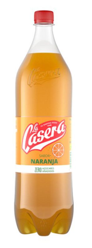Refresco sin azucar La Casera 1,5L Naranja