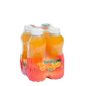 Refresco sin gas de naranja