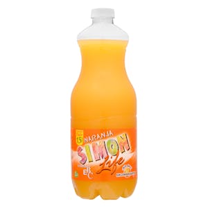 Refresco sin gas de naranja Simon Life