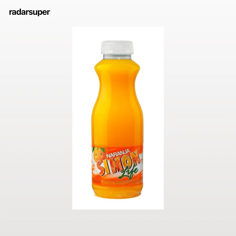 Refresco sin gas de naranja Simon Life 33cl