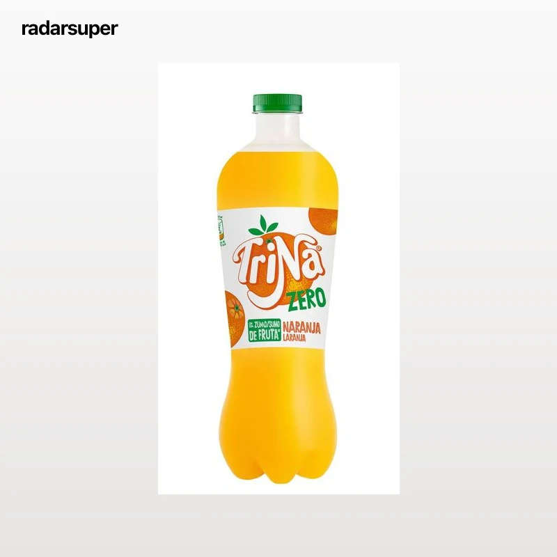 Refresco sin gas naranja Trina botella 1,5l zero