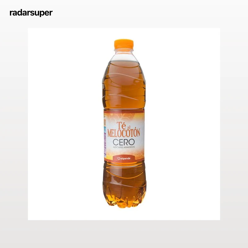 Refresco té Alipende sin azúcar añadido botella 1,5l melocotón