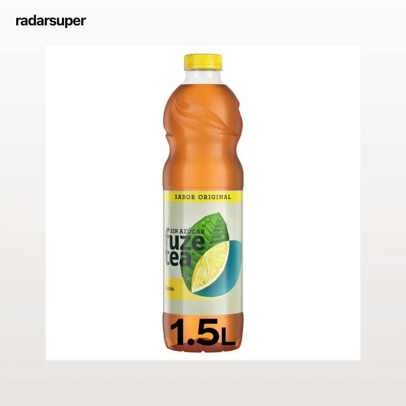 Refresco de té al limón sin azúcar Fuze Tea 1,5l