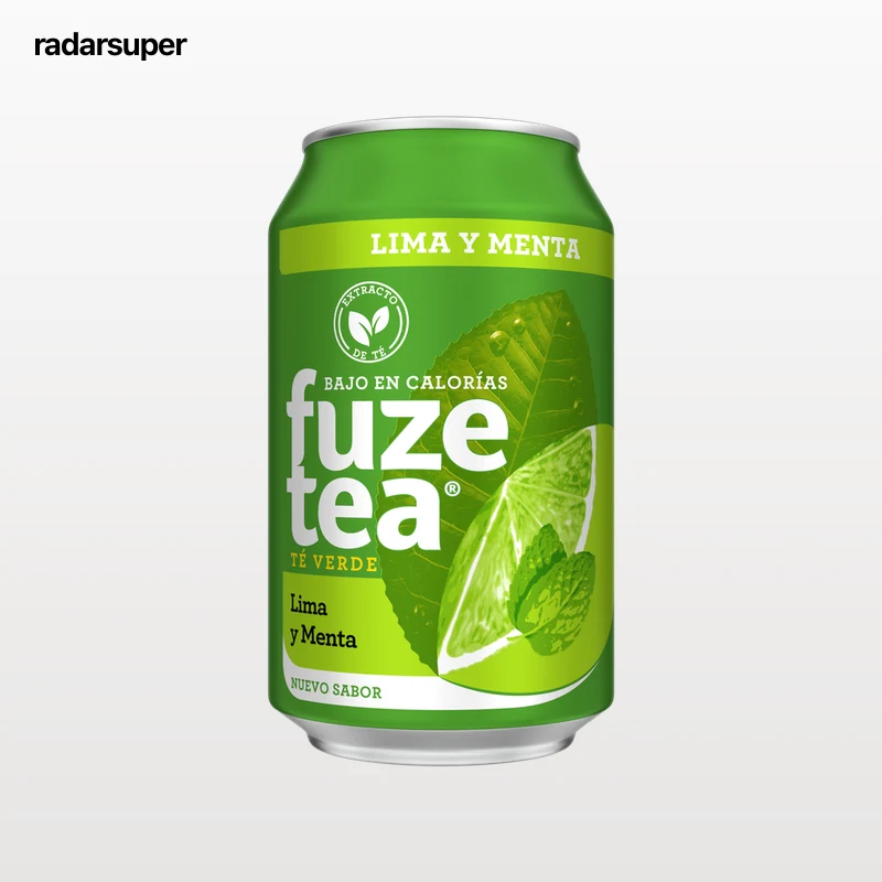 Refresco de té verde con lima y menta Fuze Tea 33cl
