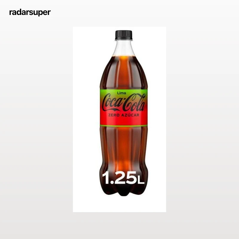 Refresco Zero Coca-Cola 1,25l lima