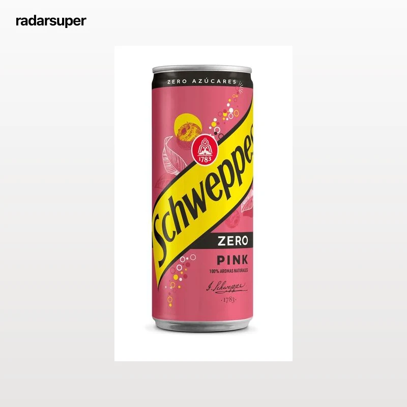 Refresco zero pink Schweppes 33cl