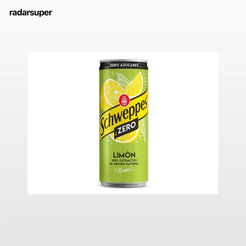 REFRIGERANTE C/ GÁS SCHWEPPES LIMÃO ZERO LATA 0.33L (SDR)