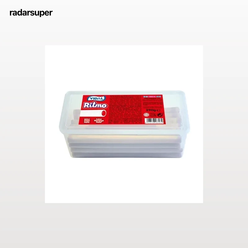 Regaliz de goma sabor fresa y nata Ritmo Vidal 290 g.