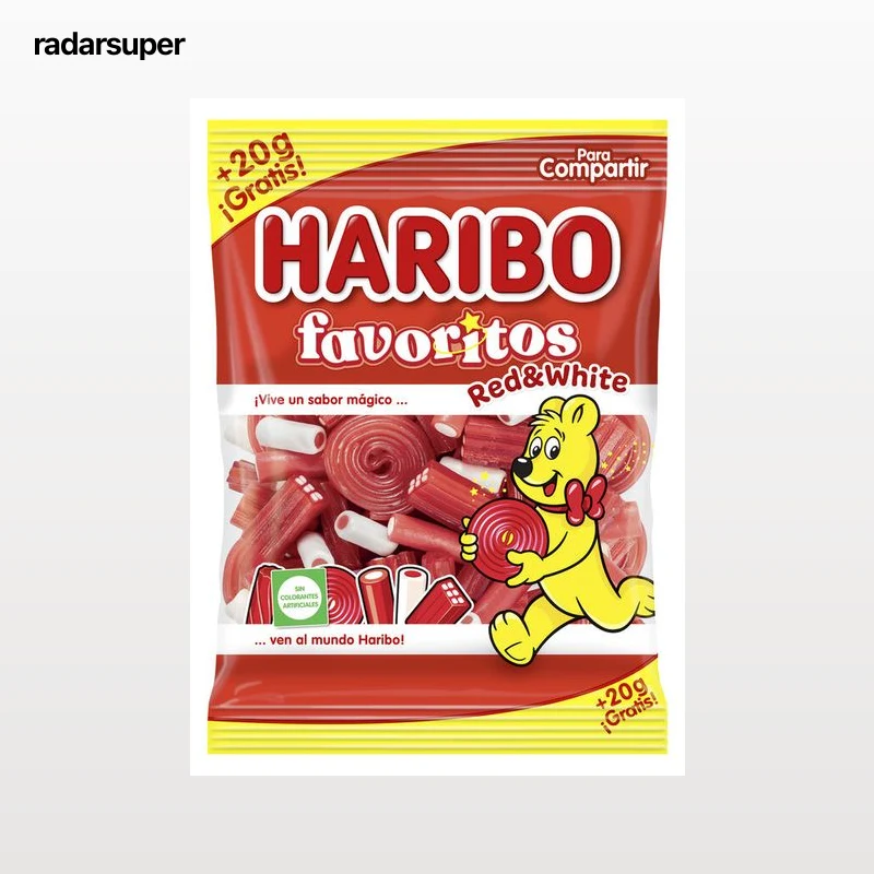 Regaliz favoritos red & white Haribo 170g
