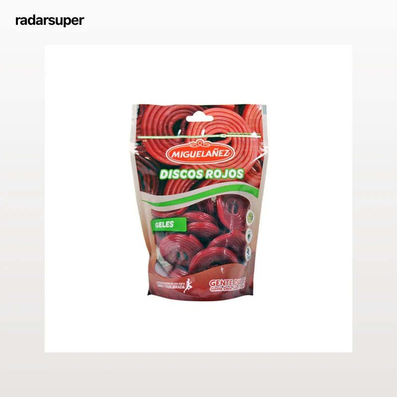 Regaliz Migueláñez 165g discos rojos