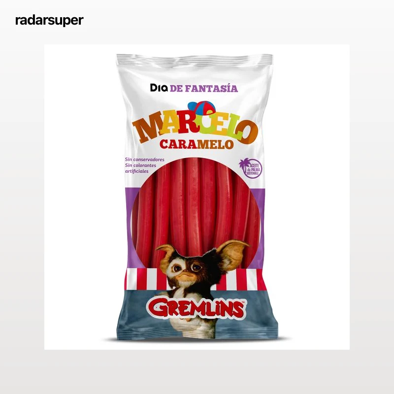 Regaliz relleno Gremlins Dia Marcelo Caramelo 225 g