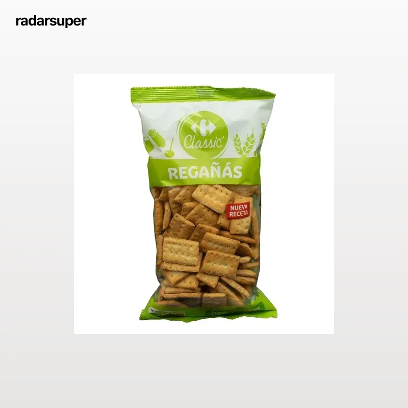 Regañás con sésamo y aceite de oliva virgen extra Classic Carrefour 250 g.