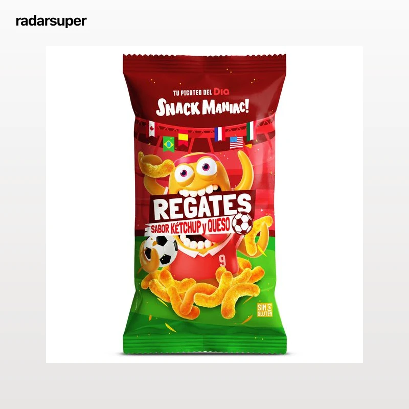 Regates sabor ketchup y queso Dia Snack Maniac 120 g