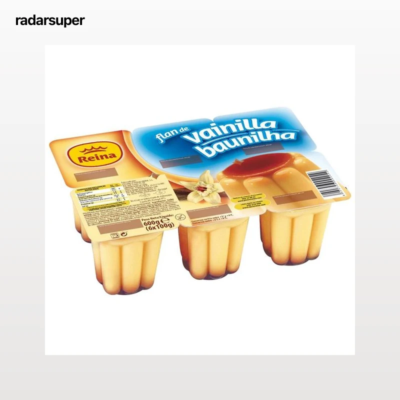 REINA Flan de vainilla REINA pack de 6 uds de 100 gr