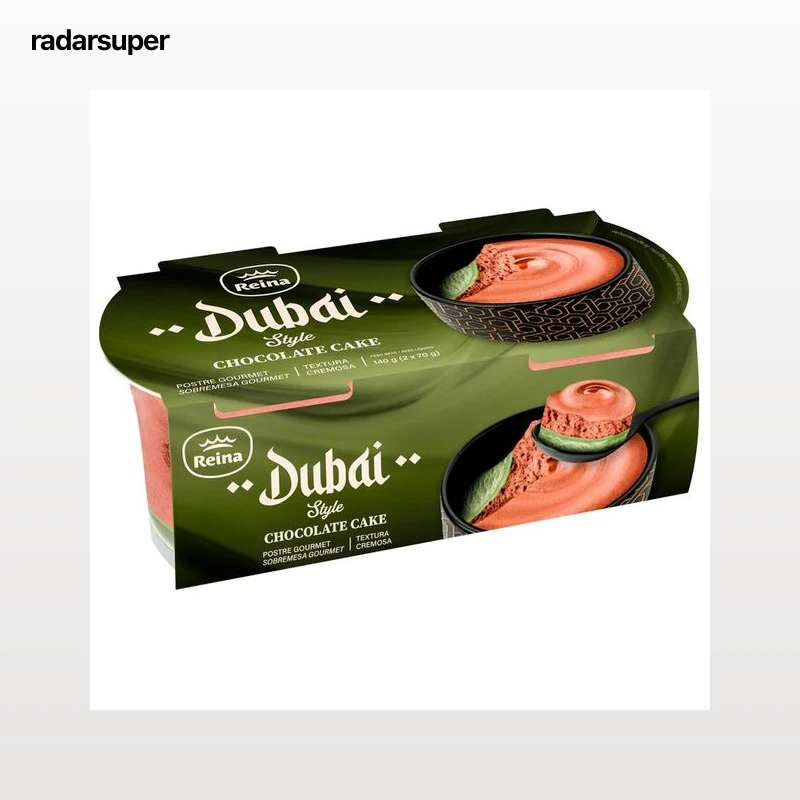REINA Mousse de chocolate al estilo Dubai 2 x 70 g.