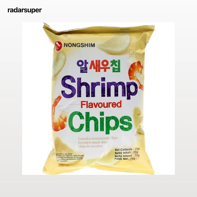 Rejechips m. krydderi Nongshim 75 g