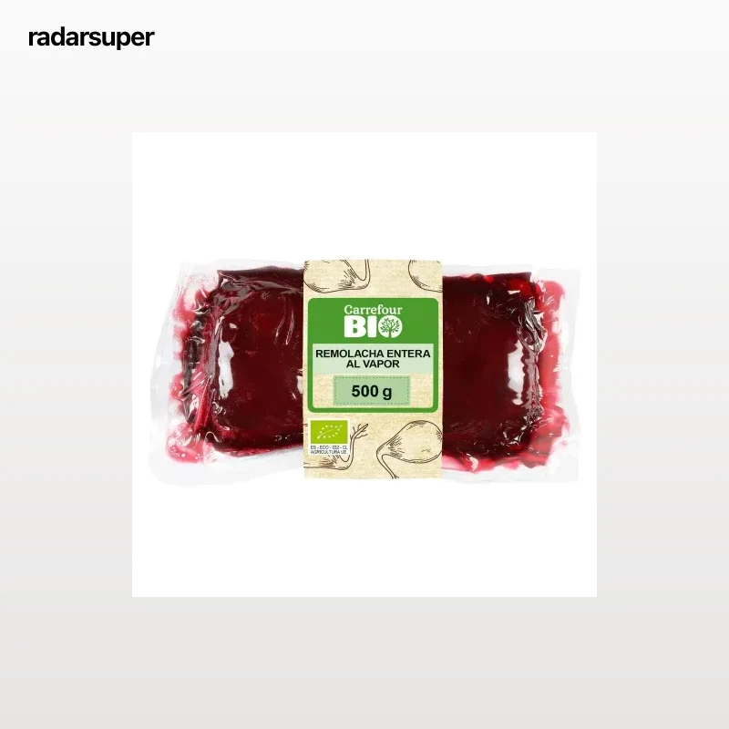 Remolacha entera cocida ecológica Carrefour Bio 500 g