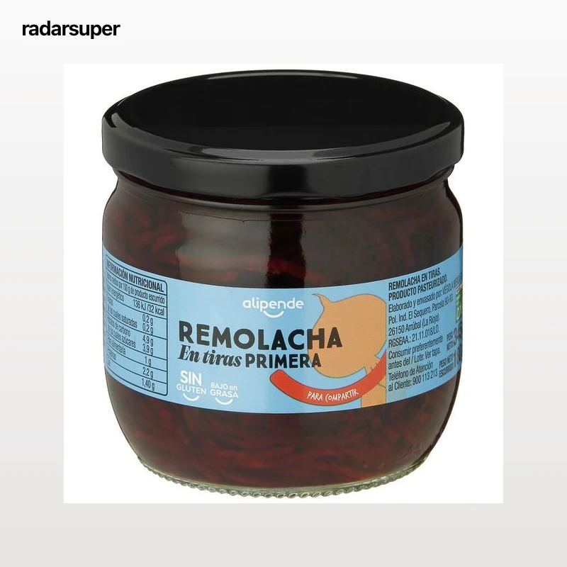 Remolacha tiras categoría primera Alipende 180g