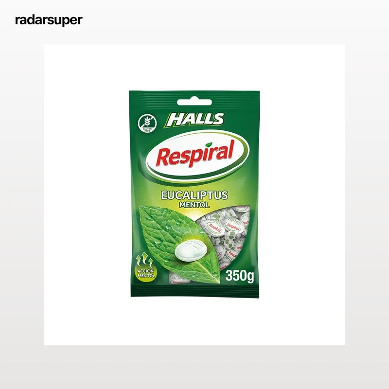 RESPIRAL Caramelo mentol, eucalipto 350 g.