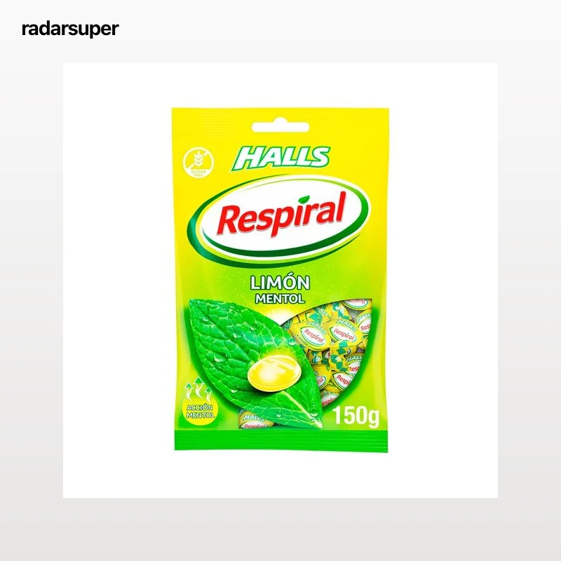 RESPIRAL Caramelos de limón y mentol 150 g.