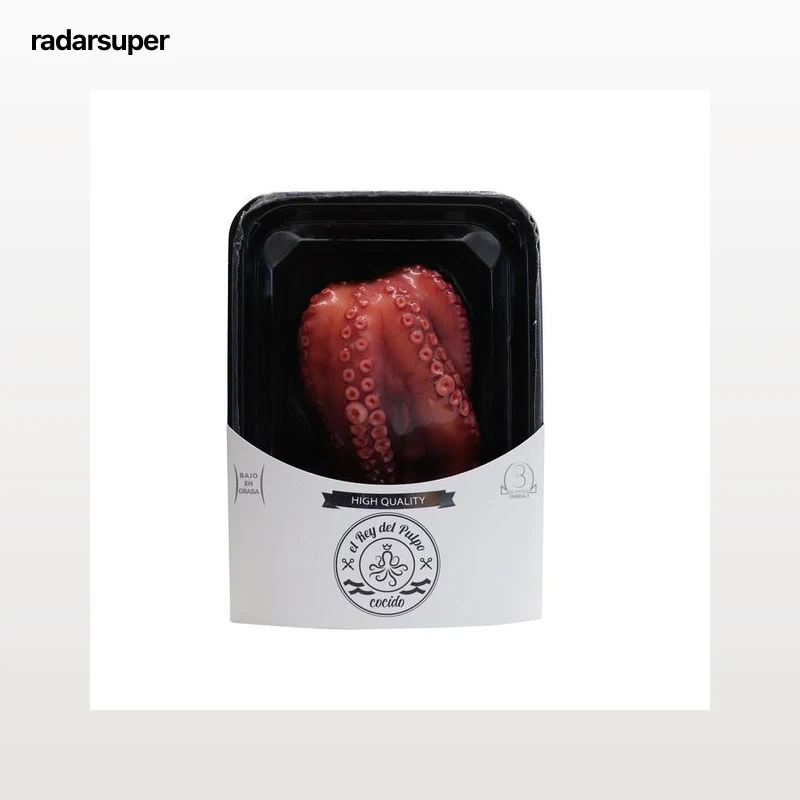EL REY DEL PULPO Medio pulpo cocido refrigerado EL REY DEL PULPO 300-400 g.
