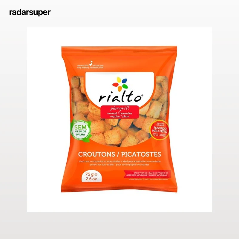 RIALTO Picatostes naturales en forma de cubitos 75 g.
