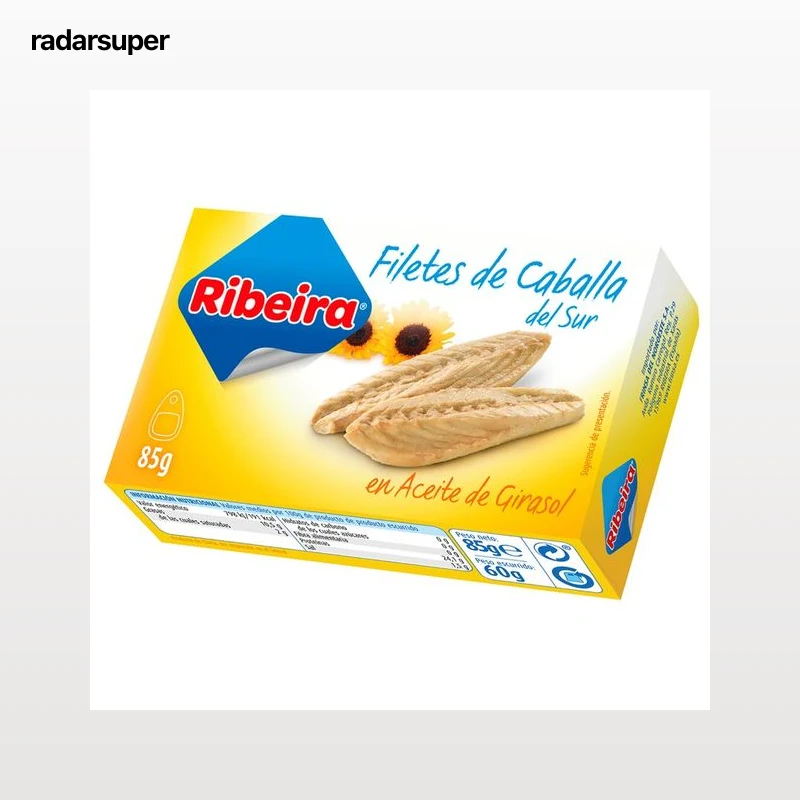 RIBEIRA Filete caballa en aceite de girasol 60g
