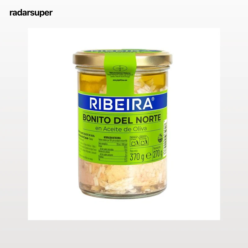 RIBEIRA Tarro de bonito en aceite de oliva 270g.