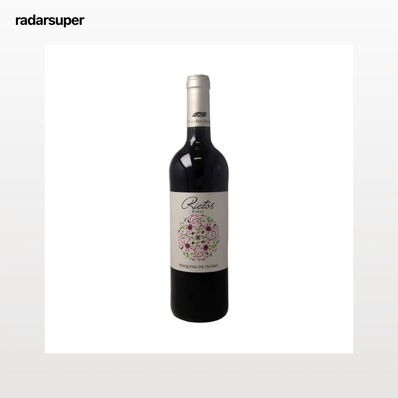 RIETOS  Vino tinto roble con D.O. Ribera del Duero RIETOS botella de 75 cl.