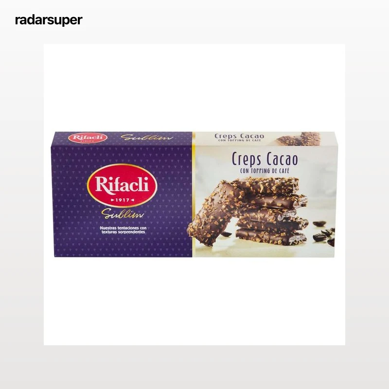 RIFACLI Creps bañadas en cacao 90 g.