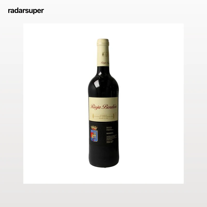 RIOJA BORDÓN  Vino tinto reserva con D.O. Rioja RIOJA BORDÓN botella de 75 cl.