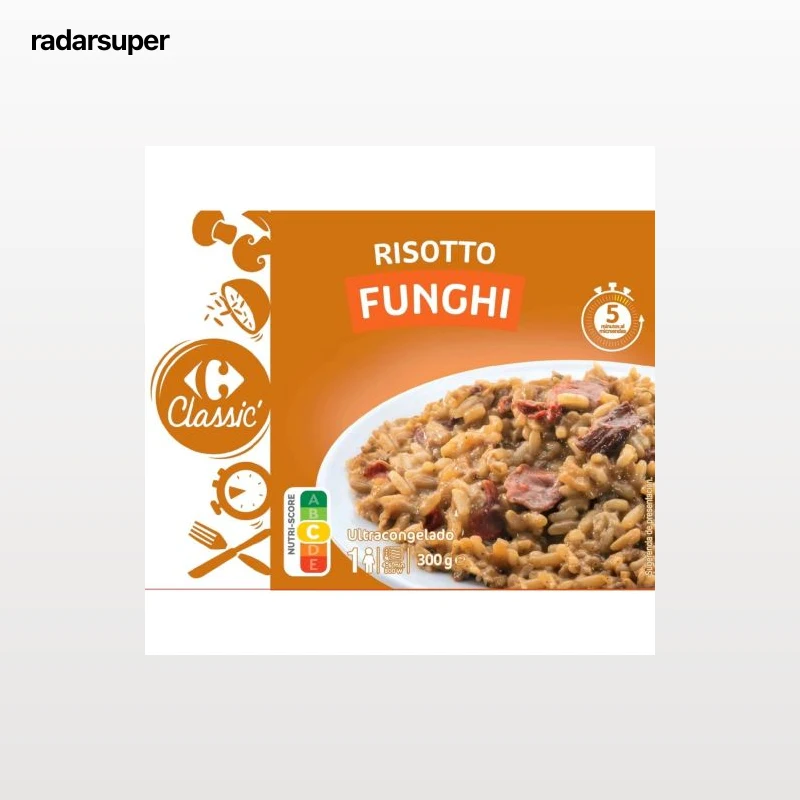 Risotto al Funghi Carrefour 300 g.