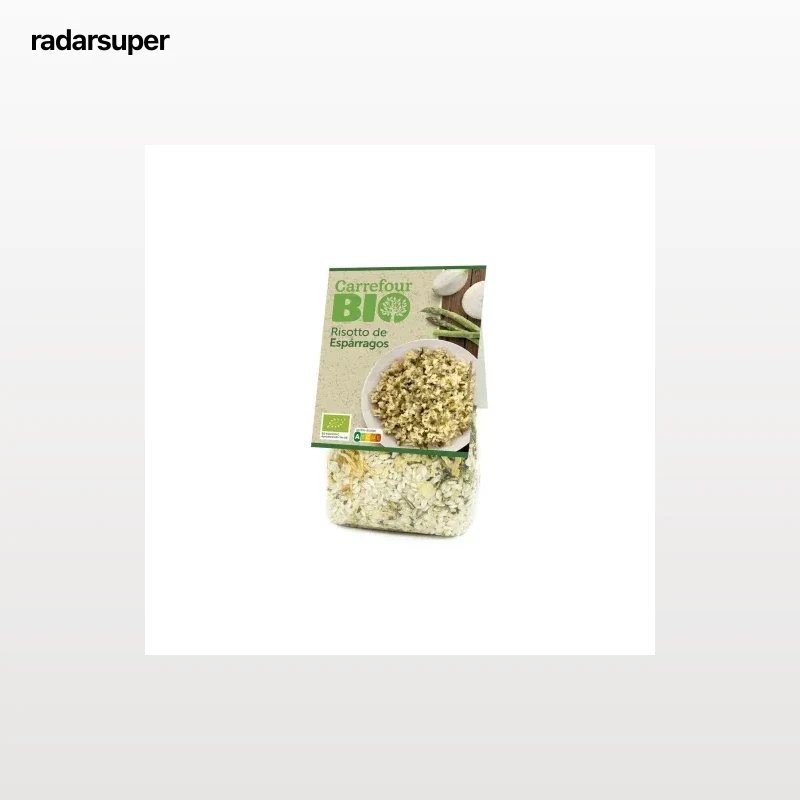 Risotto de espárragos ecológico Carrefour Bio 250 g.
