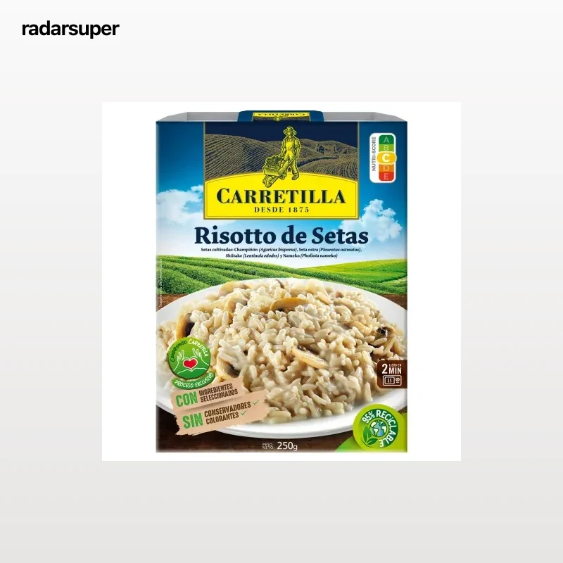 Risotto de setas Carretilla 250 g.