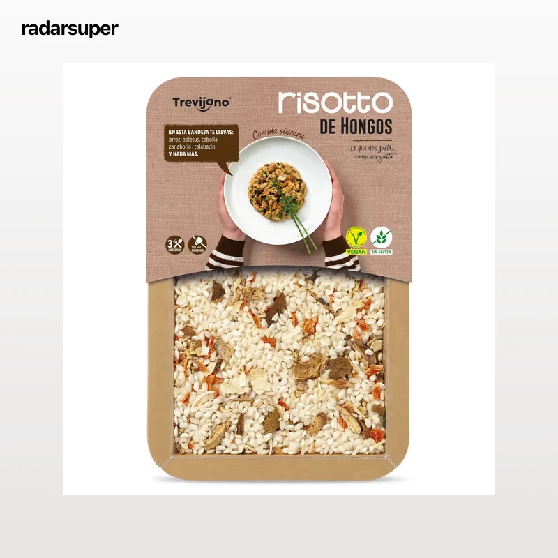 Risotto de hongos Trevijano bandeja 280 g