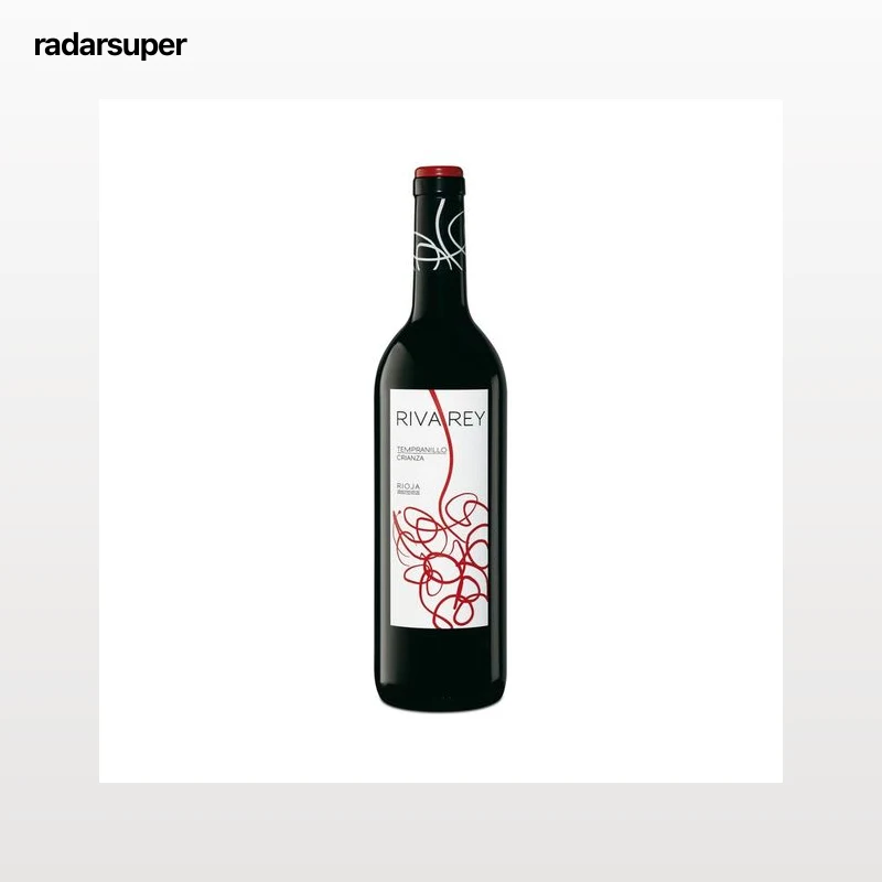 RIVAREY Vino tinto crianza con D.O. Ca. Rioja botella 75 cl.