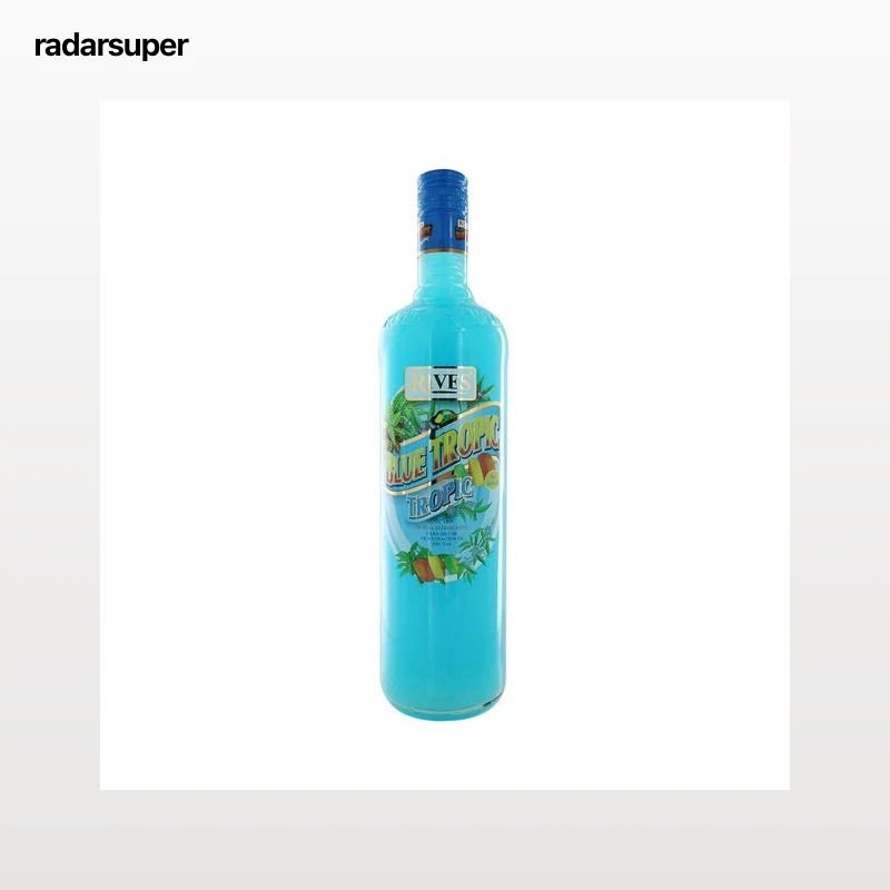 RIVES BLUE TROPIC Bebida refrescante de frutas botella de 1 l.