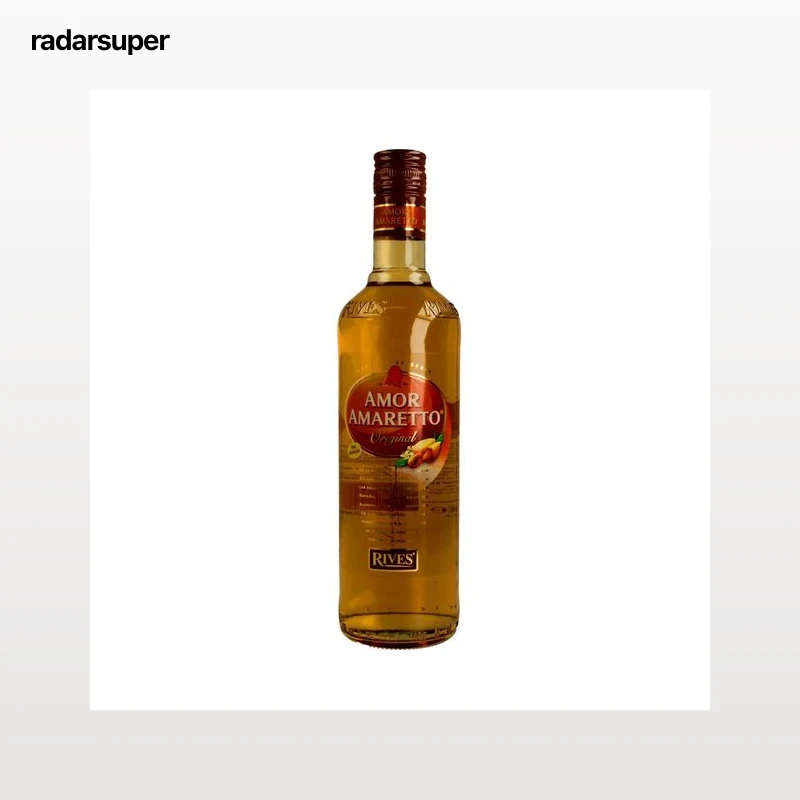 RIVES Licor de almendra amor amaretto sin alcohol RIVES botella de 70 cl.