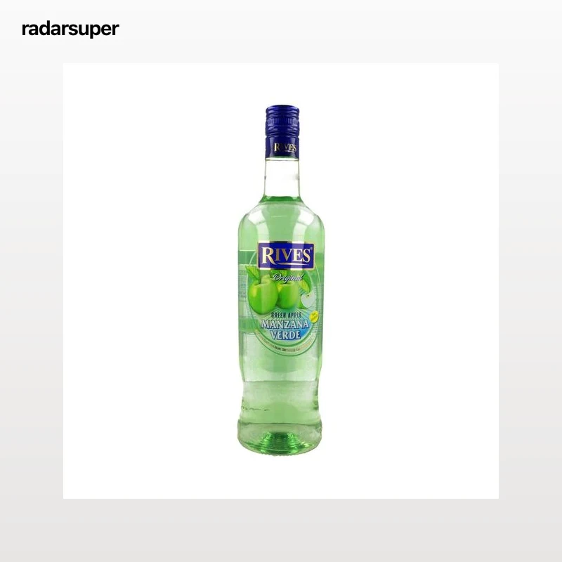 RIVES Licor de manzana sin alcohol RIVES botella de 70 cl.