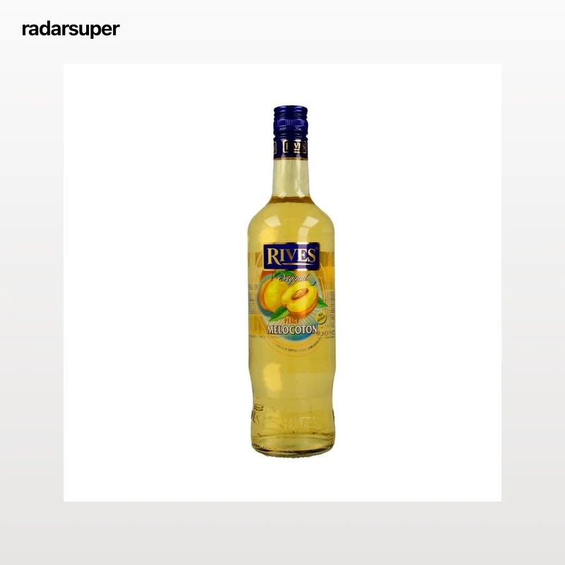 RIVES Licor de melocotón sin alcohol RIVES botella de 70 cl.